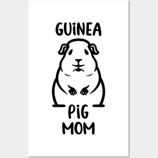 guinea pig mom Posters and Art